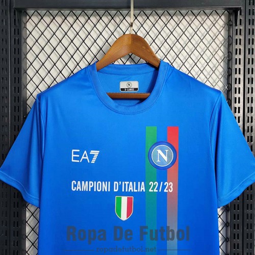 Camiseta Napoli Campioni Blue 2022/2023