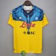 Camiseta Napoli Kappa x Marcelo Burlon Amarillo 2021/2022