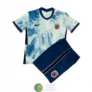 Camiseta Noruega Niños Segunda Equipación 2021/2022