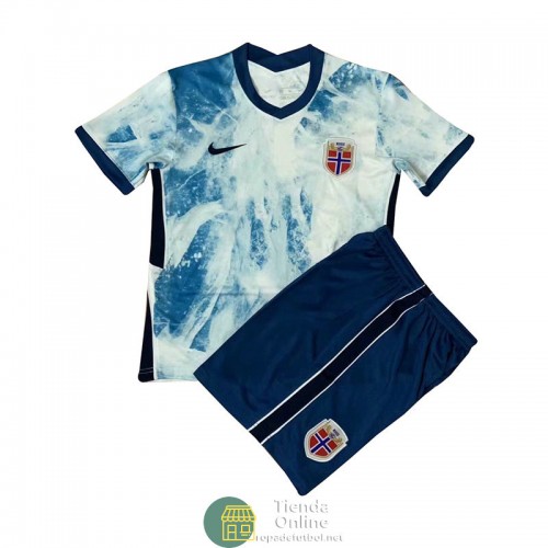 Camiseta Noruega Niños Segunda Equipación 2021/2022