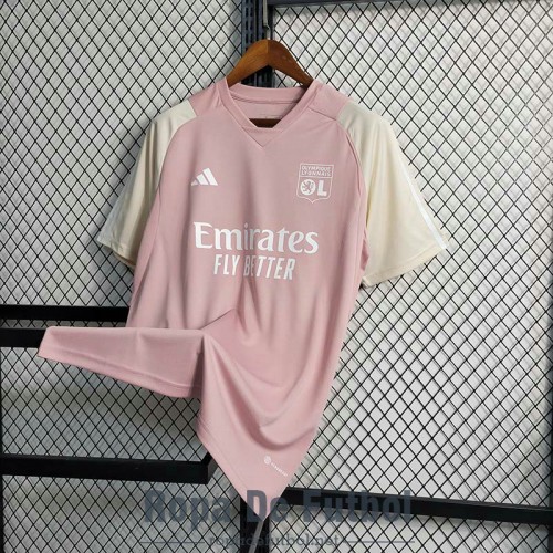 Camiseta Olympique Lyonnais Training Suit Rosa I 2023/2024