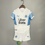 Camiseta Olympique Marseille Niños Primera Equipación 2021/2022