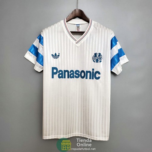 Camiseta Olympique Marseille Retro Primera Equipación 1990/1991