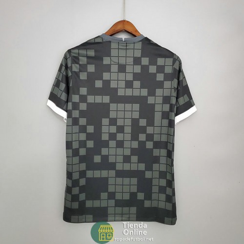 Camiseta PSG Negro Gris Rosado 2021/2022