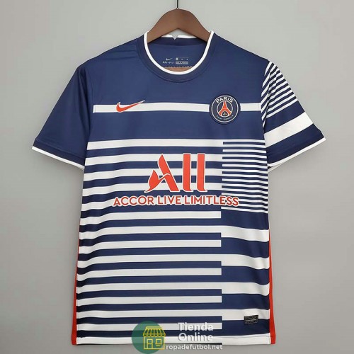 Camiseta PSG Training Azul Blanco III 2021/2022