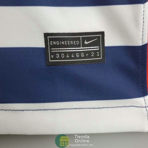 Camiseta PSG Training Azul Blanco III 2021/2022