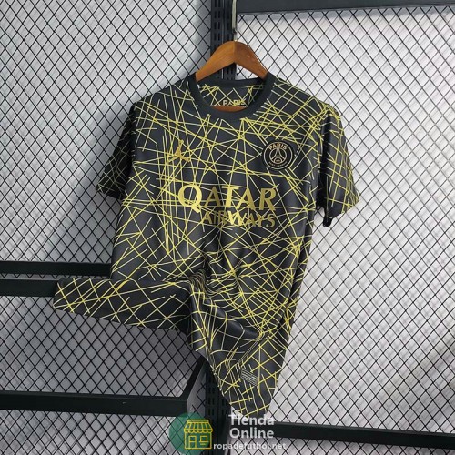 Camiseta PSG Training Suit Negro Gold Line 2022/2023