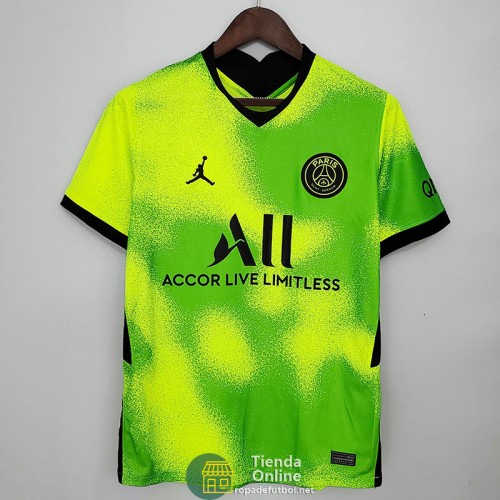 Camiseta PSG x JORDAN Verde 2021/2022