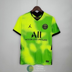 Camiseta PSG x JORDAN Verde 2021/2022