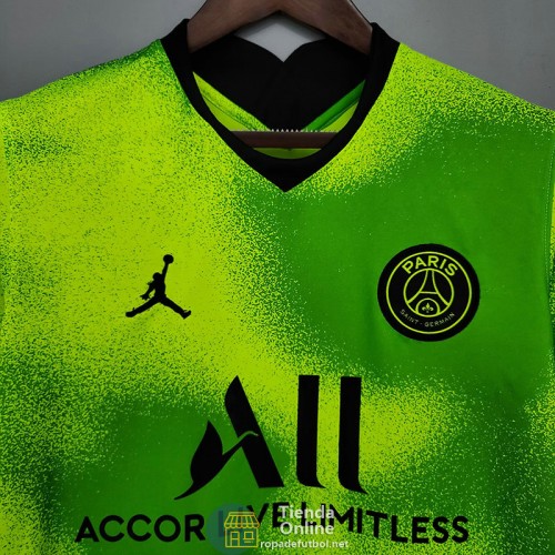 Camiseta PSG x JORDAN Verde 2021/2022