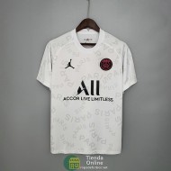 Camiseta PSG x JORDAN Training Blanco Paris 2021/2022