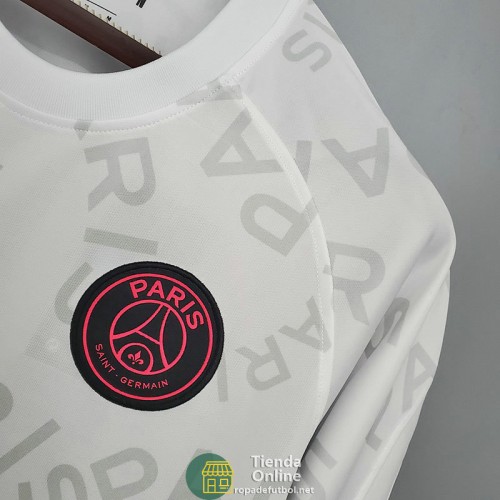 Camiseta PSG x JORDAN Training Blanco Paris 2021/2022