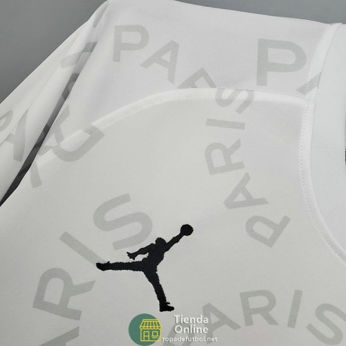 Camiseta PSG x JORDAN Training Blanco Paris 2021/2022