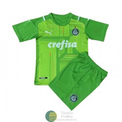 Camiseta Palmeiras Niños Portero Verde 2021/2022