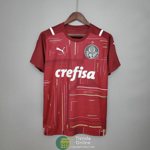 Camiseta Palmeiras Portero Rojo 2021/2022