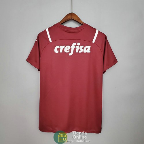 Camiseta Palmeiras Portero Rojo 2021/2022