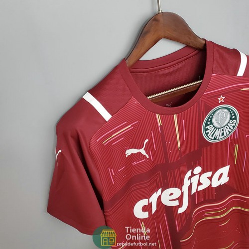 Camiseta Palmeiras Portero Rojo 2021/2022