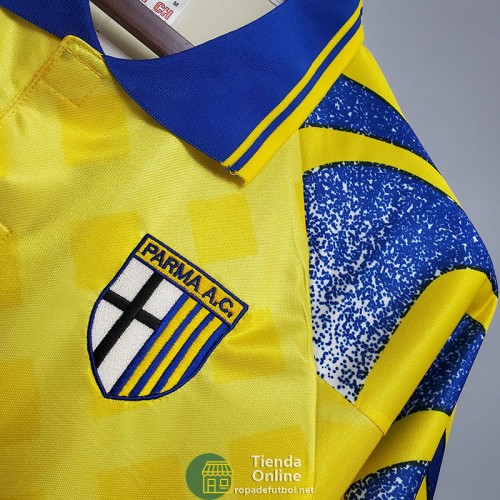 Camiseta Parma Calcio 1913 Retro Amarillo 1995/1997