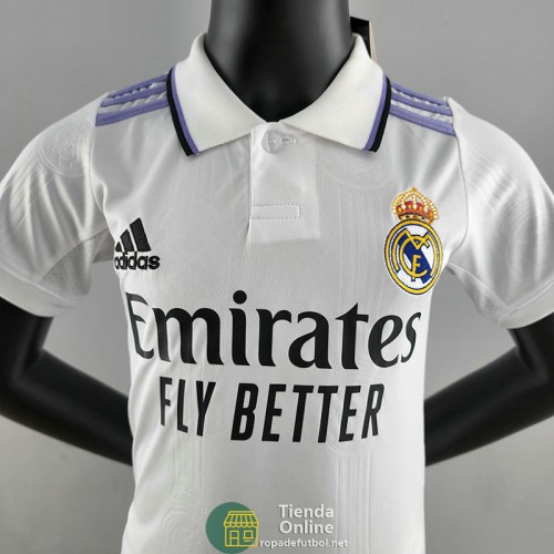 Camiseta Real Madrid Niños Primera Equipación 2022/2023