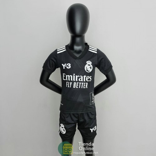 Camiseta Real Madrid Niños Y3 Edition Negro 2022/2023