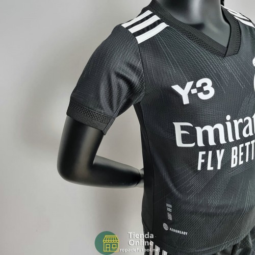 Camiseta Real Madrid Niños Y3 Edition Negro 2022/2023