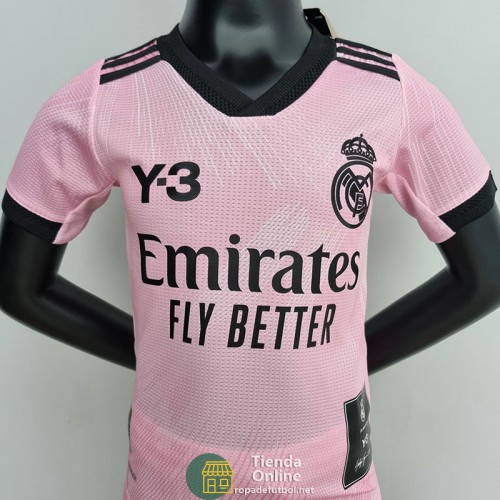 Camiseta Real Madrid Niños Y3 Edition Rosado 2022/2023