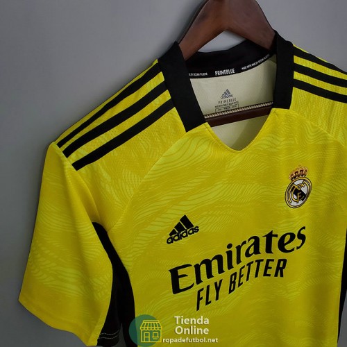 Camiseta Real Madrid Portero Amarillo 2021/2022