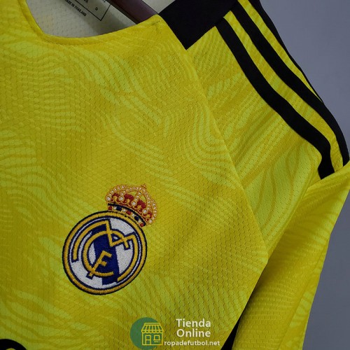 Camiseta Real Madrid Portero Amarillo 2021/2022