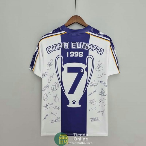 Camiseta Real Madrid Retro Commemorative Edition 1997/1998