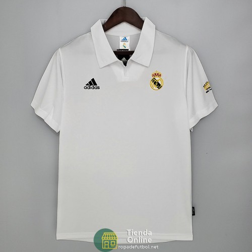 Camiseta Real Madrid Retro Primera Equipación Champions League 2002/2003