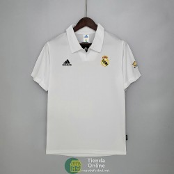 Camiseta Real Madrid Retro Primera Equipación Champions League 2002/2003