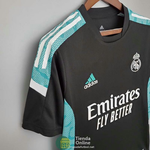 Camiseta Real Madrid Training Negro Verde III 2021/2022