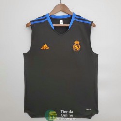 Camiseta Real Madrid Vest Training Negro III 2021/2022