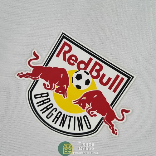 Camiseta Rojo Bull Bragantino Blanco 2022/2023