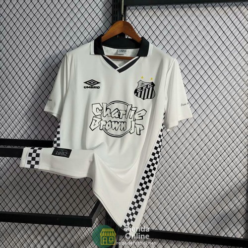 Camiseta Santos FC Charlie Brown Jr Blanco 2022/2023