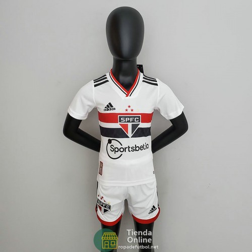 Camiseta Sao Paulo FC Niños Primera Equipación 2022/2023