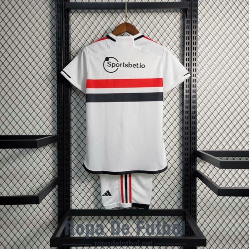 Camiseta Sao Paulo FC Niños Primera Equipación 2023/2024