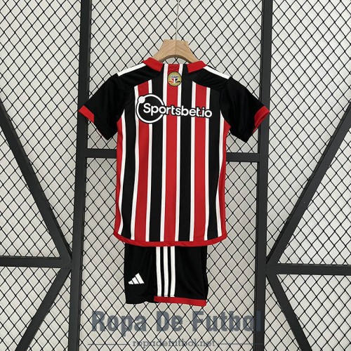 Camiseta Sao Paulo FC Ninos Segunda Equipación 2023/2024