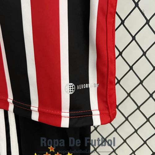 Camiseta Sao Paulo FC Ninos Segunda Equipación 2023/2024