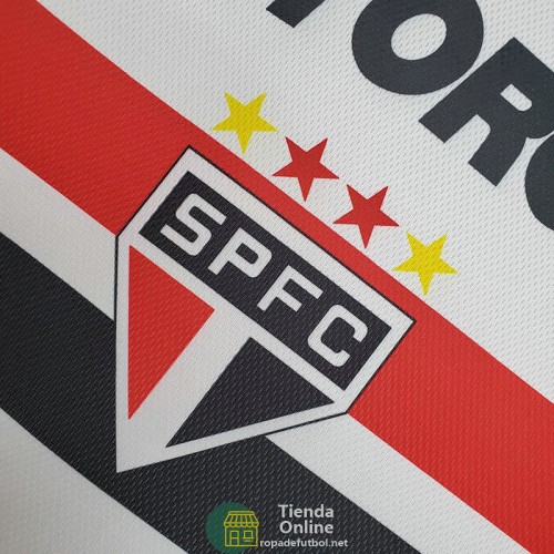 Camiseta Sao Paulo FC Retro Primera Equipación 1999/2000