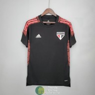 Camiseta Sao Paulo FC Training Negro Rojo 2021/2022