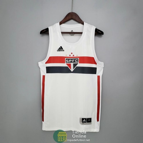 Camiseta Sao Paulo FC Vest Blanco 2021/2022