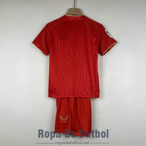 Camiseta Sevilla Ninos Segunda Equipacion 2023/2024