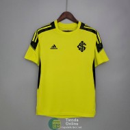 Camiseta Sport Club Internacional Training Amarillo Negro 2021/2022