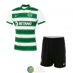 Camiseta Sporting Lisboa Niños Primera Equipación 2021/2022