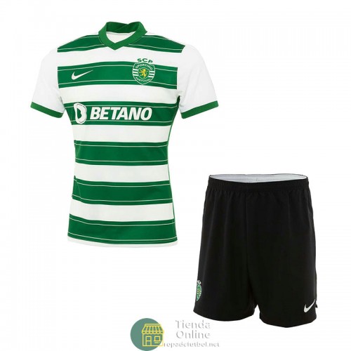 Camiseta Sporting Lisboa Niños Primera Equipación 2021/2022