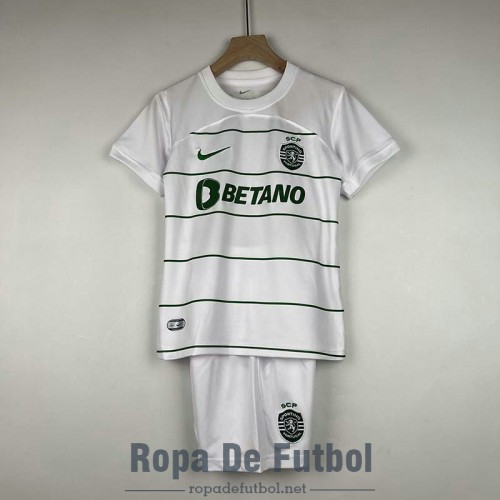 Camiseta Sporting Lisbon Ninos Segunda Equipacion 2023/2024