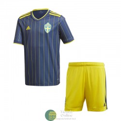 Camiseta Suecia Niños Segunda Equipación 2021/2022