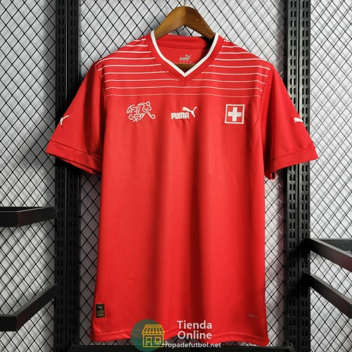 Camiseta Suiza Primera Equipación 2022/2023