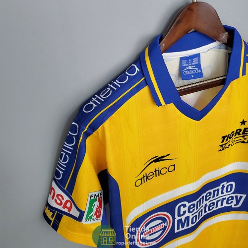 Camiseta Tigres UANL Retro Primera Equipación 1999/2000